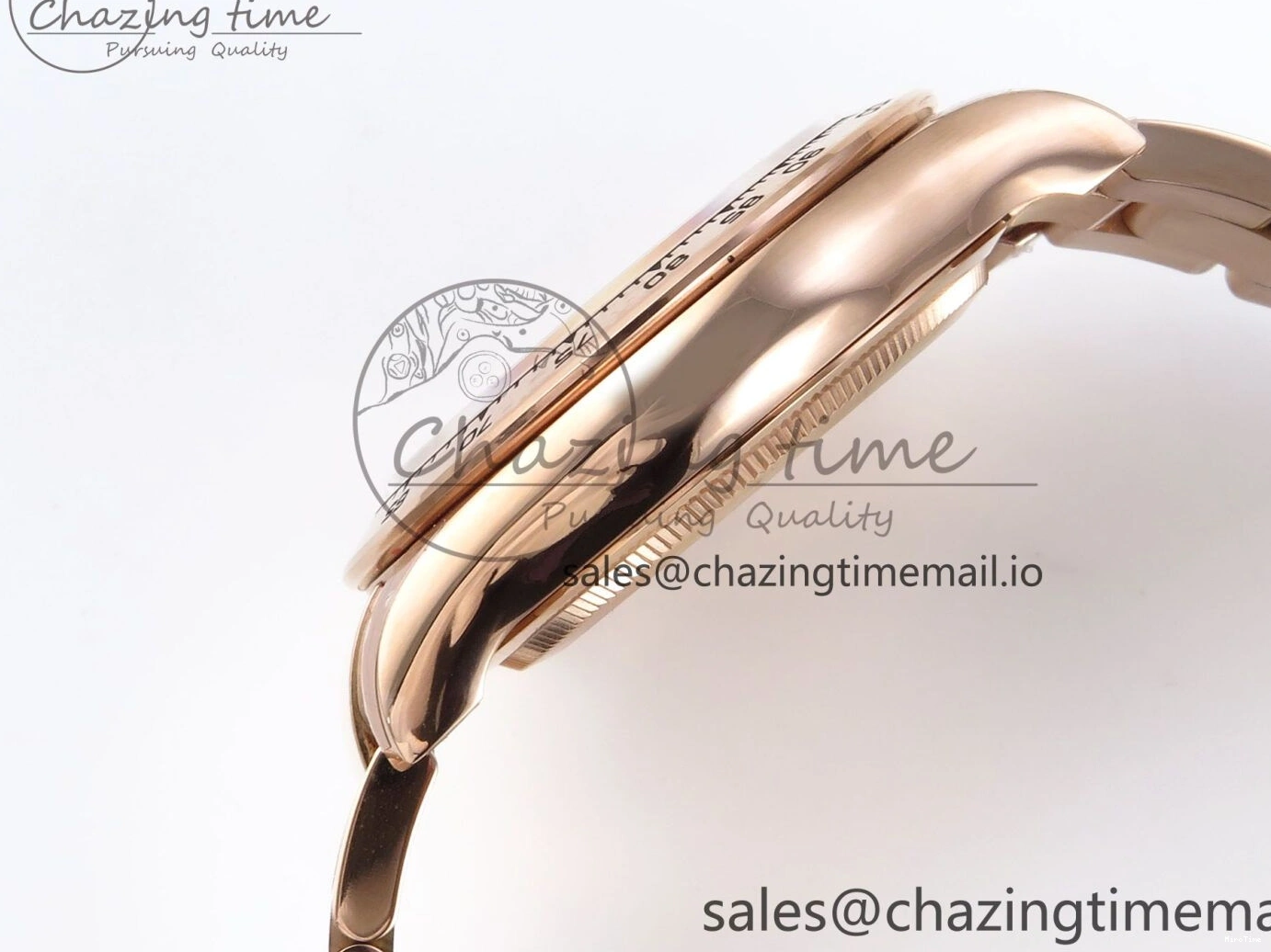 MiroTime 0215 EyeCatching Daytona 126505 QF 1:1 Best Edition Black RG Diamonds Dial on RG Braclet SH4131 V 715